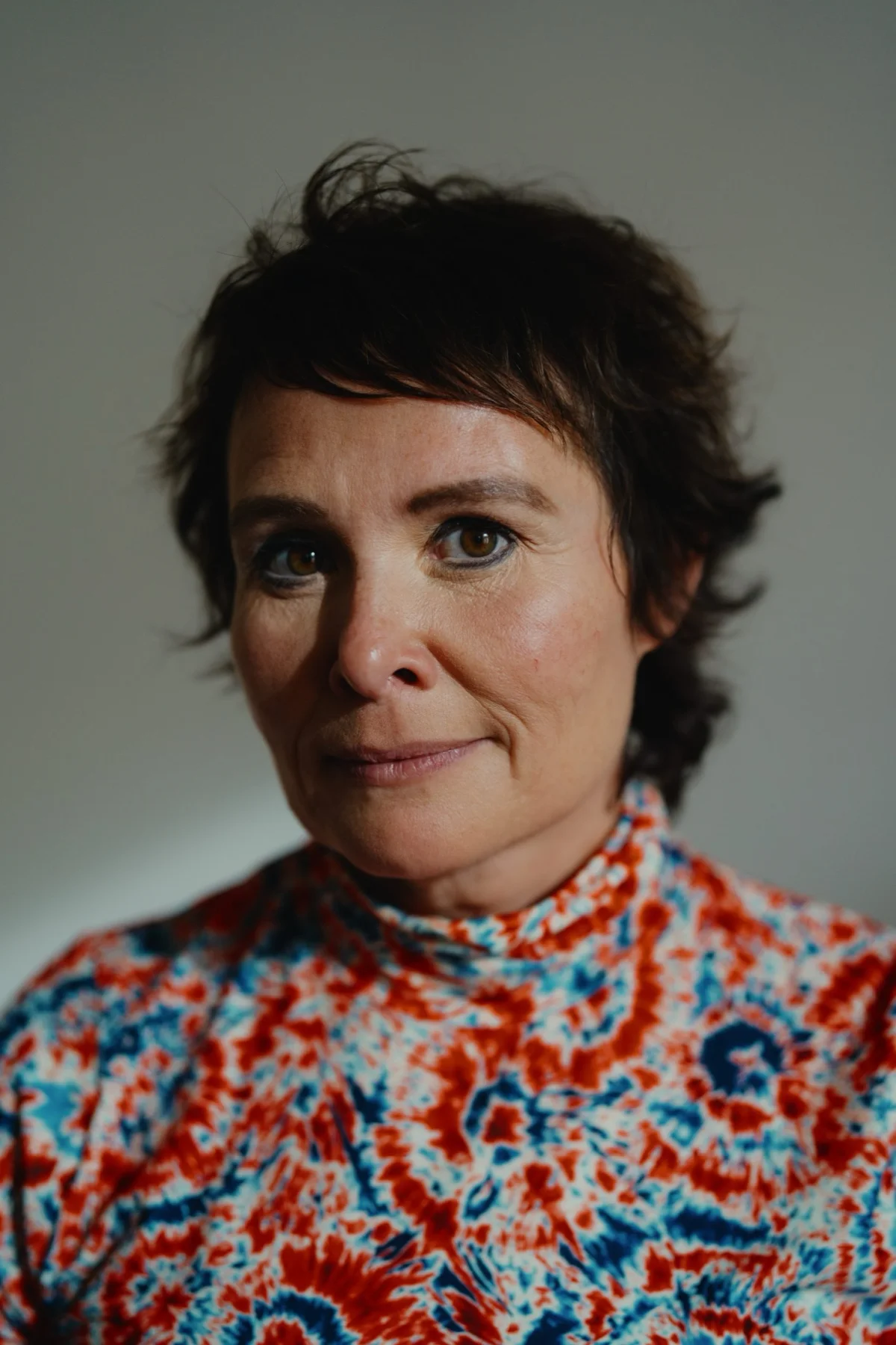 Portret van Griet Op de Beeck in zacht licht